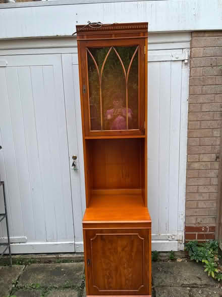 Photo of free Wooden display cabinet (Kenilworth CV8) #1