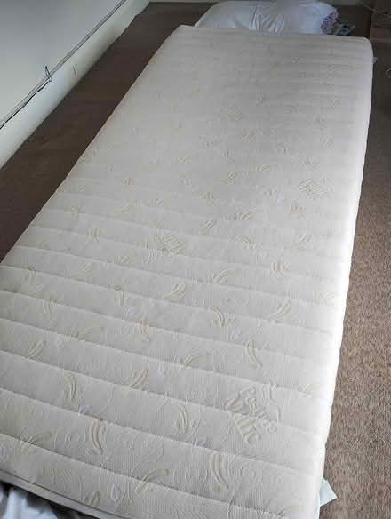 Photo of free Single bed base and one mattress (Bedford) #2