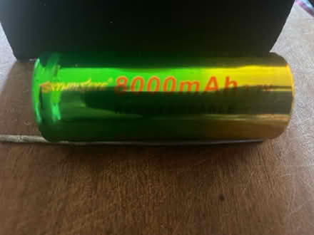 Photo of free 26650 rechargeable battery x2 (PR5 Clayton brook) #1