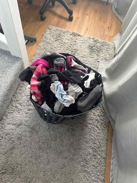 Photo of free Laundry bin full of odd socks (Ringmer BN8) #1