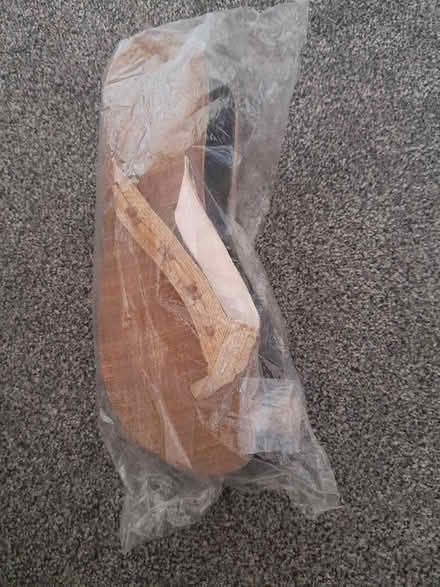 Photo of free Pair canvas flip flop sandals (Chesterfield, S41) #1