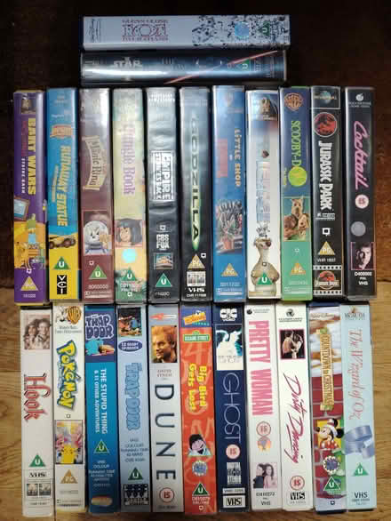 Photo of free Bundle of VHS tapes (Leinthall Starkes HR6) #1