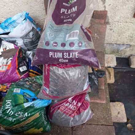 Photo of free Garden stuff 5 bags of plum slate. (Stifford Clays RM16) #1