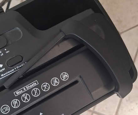 Photo of free Light-duty paper shredder (SR, Bret Harte, near Jackson's) #2