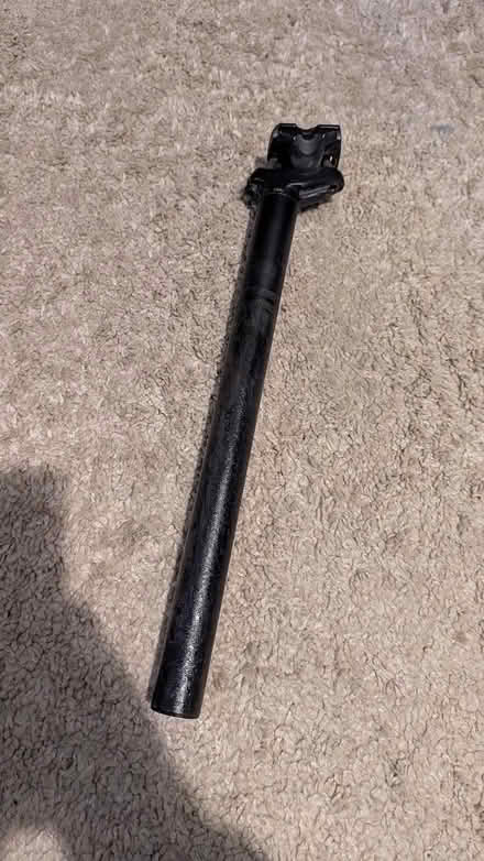 Photo of free Bicycle seat post and clamp 27.2mm (Wadsley S6) #1