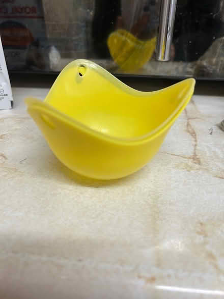 Photo of free 2 x Silicone Egg-Poaching Cups - old but unused (Monks Hill CR2) #3