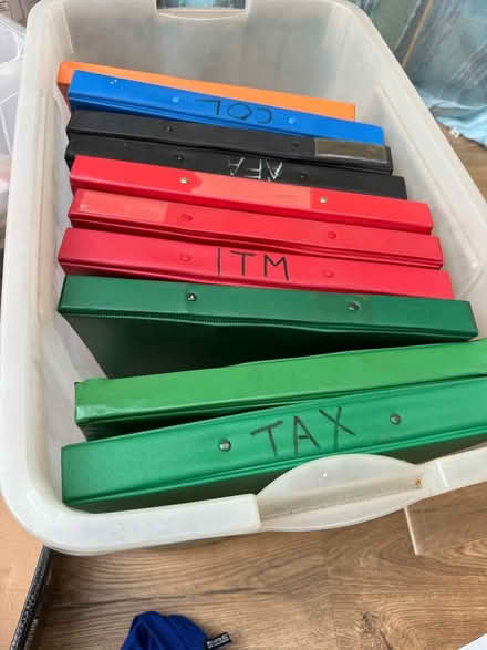 Photo of free Ring Binder files (St Margarets TW1) #1