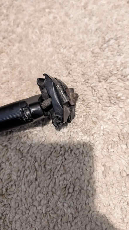 Photo of free Bicycle seat post and clamp 27.2mm (Wadsley S6) #2