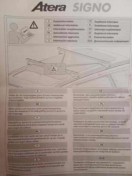 Photo of free Roof bars (NEW) (Presteigne LD8) #2
