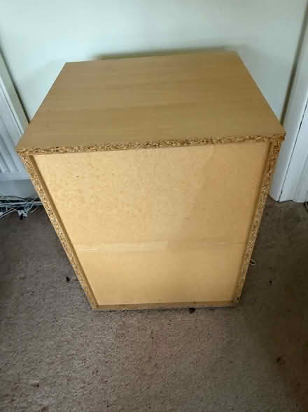 Photo of free 2 drawer filing cabinet (beach finish) (Enfield EN2) #2