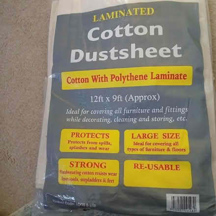 Photo of free Laminated dustsheet (Bradford on Avon BA15) #1