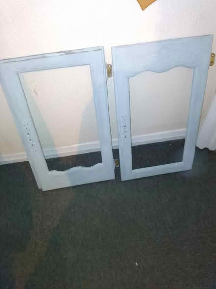 Photo of free Doors and glass from dresser (Barry CF63) #1