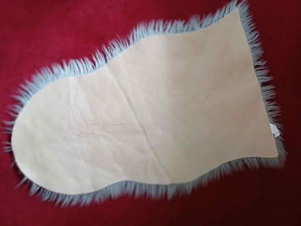 Photo of free Grey Faux Sheepskin Area Rug (Orgreave S13) #4