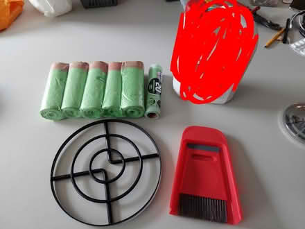 Photo of free Caddy liners, brush&pan,LED light (Finsbury Park N7) #1