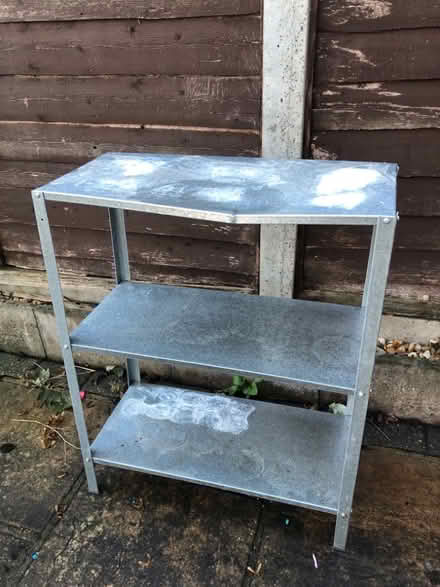 Photo of free Short metal shelving (Whitehill SG4) #1