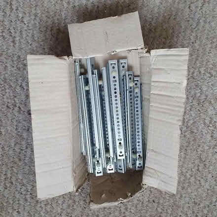 Photo of free Box of unused metal drawer runners (Upper Norwood SE19) #1