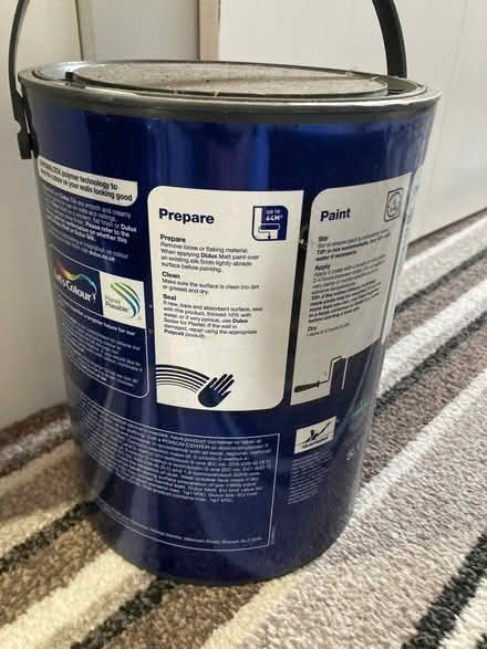 Photo of free dulux ‘goose down’ paint 5 litre (Kirkley NR33) #2