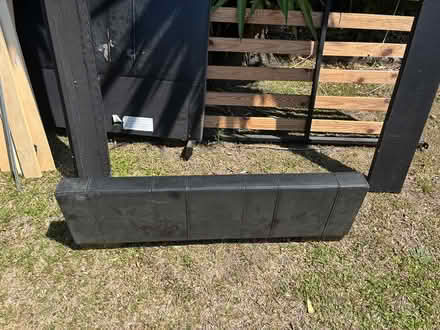 Photo of free King single slat bed and mattress (Mansfield) #2
