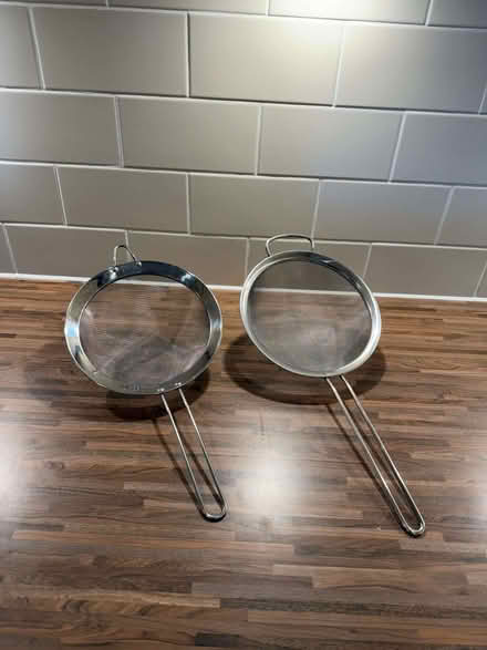 Photo of free 2x metal sieves (Clerkenwell EC1M) #1