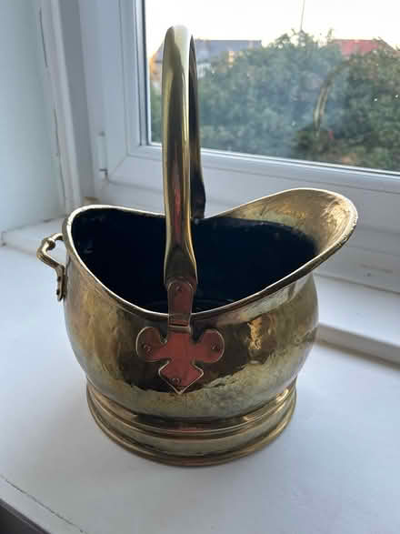 Photo of free Ornamental Brass Coal Scuttle (Colinton Mains EH13) #1