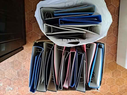 Photo of free A load of ring binders (Hornchurch RM12) #1
