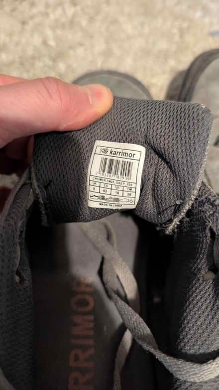 Photo of free Karrimor walking / leisure shoes (Wadsley S6) #2