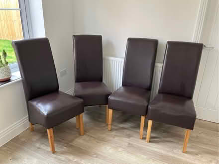 Photo of free Next Faux Leather Dining Room Chairs (CO7) #2