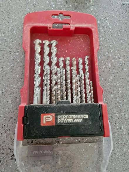 Photo of free Masonry drill bit set (Skipton BD23) #1