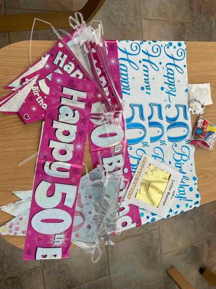 Photo of free 50th Birthday Banners (Broomfield CM1) #1