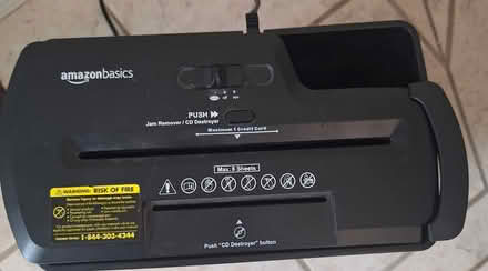 Photo of free Light-duty paper shredder (SR, Bret Harte, near Jackson's) #1