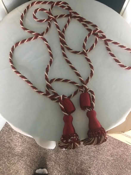 Photo of free Pair of decorative Curtain Tie Backs (Finedon NN9) #1