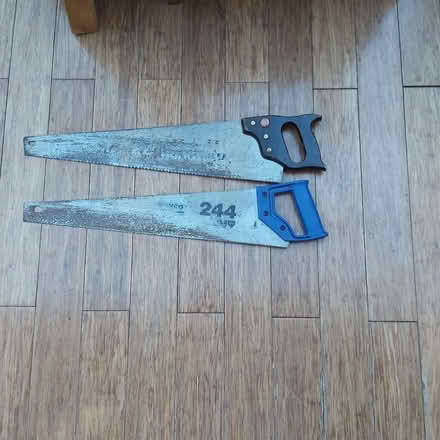 Photo of free 2 rusty saws (Blackhall EH4) #1