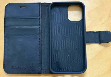 Photo of free iPhone 12 mini flip leather wallet (Lower Earley RG6) #1