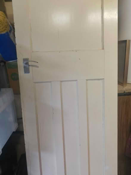 Photo of free Full size solid wood door (West Hallam DE7) #1