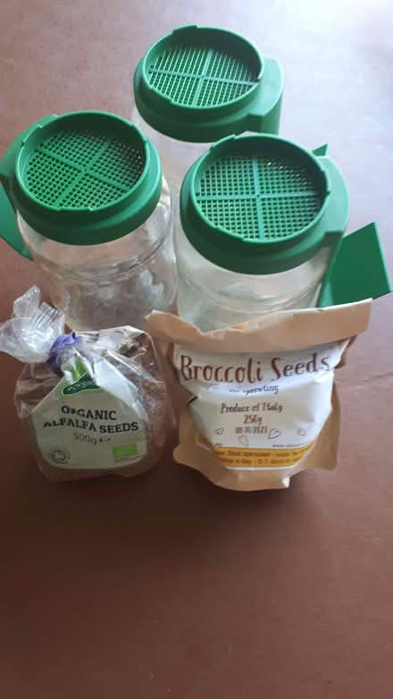 Photo of free Sprouting Jars & Seeds (Cressex HP12) #1