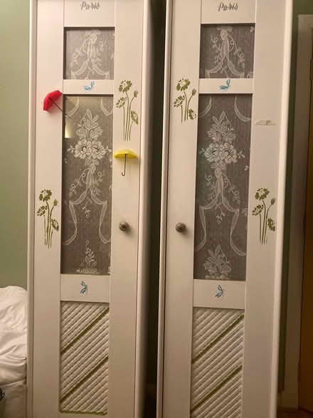 Photo of free Pair of tall single wardrobes (Wemyss Bay) #1