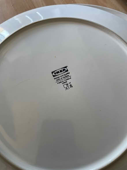 Photo of free 4 x large white plates (Wallands Park BN7) #2