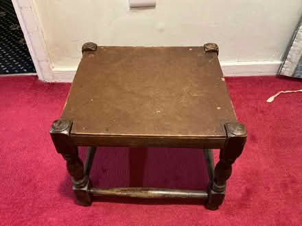 Photo of free Wooden footstool (Walkley S6) #2