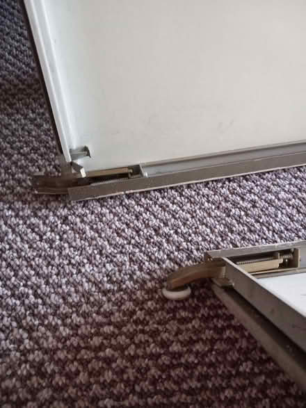 Photo of free 2 x 233cm x 74cm doors. Metal frame panels sliding doors. (Shirley SO15) #4