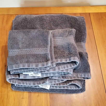Photo of free Bathroom Towel Set for 1 Dark Gray (Natick-Framingham line) #1
