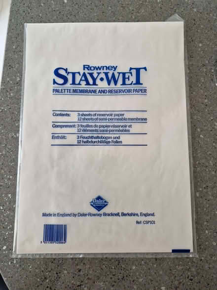 Photo of free Rowney Stay Wet palette membrane & reservoir paper (Skipton BD23) #1