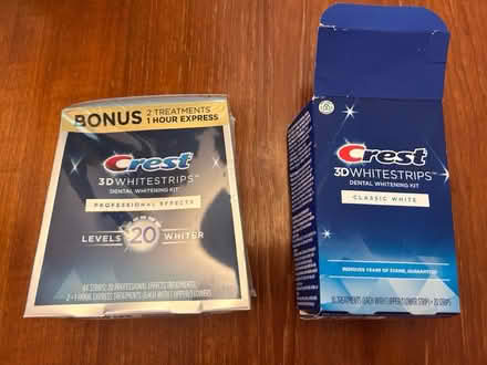 Photo of free Crest whitening strips (east Petaluma) #1