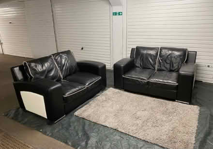 Photo of free pair of leather sofas (N79DE) #1