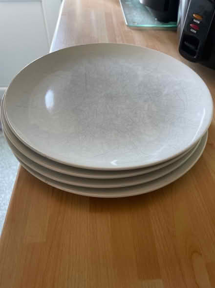 Photo of free 4 x large white plates (Wallands Park BN7) #1