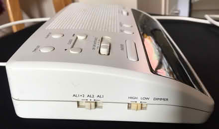 Photo of free Electric -White Radio Alarm Clock (Liverpool L6) #3