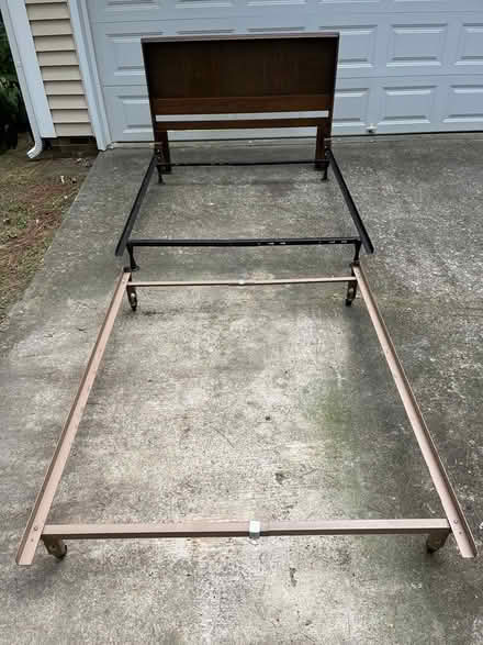 Photo of free 2 bedrails plus headboard (On north side of Angier) #1