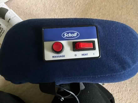 Photo of free Scholl Heat & Massage Lumbar Support never used (Hertford SG14) #3