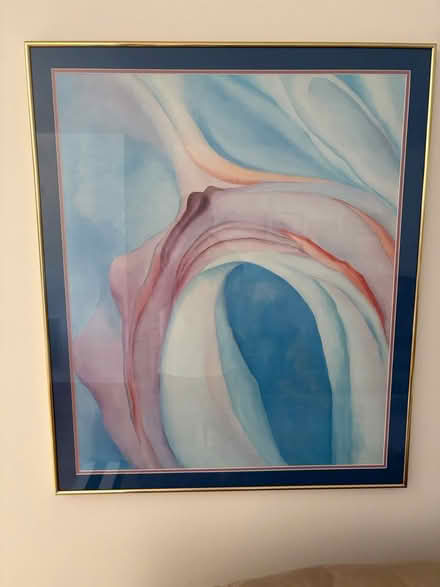 Photo of free Framed Georgia O’Keefe poster (Aurora near Eola & NY) #1