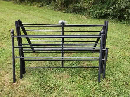 Photo of free Full size bed frame and box spring (Easton - Bartlett Ave) #2