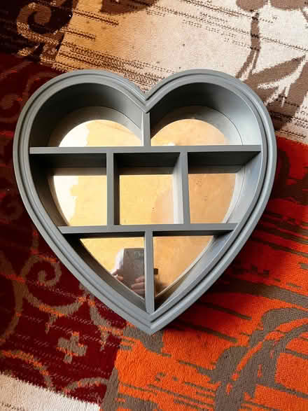 Photo of free Heart mirror with display shelves (Spondon DE21) #1